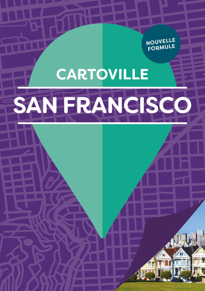 Plan détaillé - San Francisco | Cartoville carte pliée Gallimard 