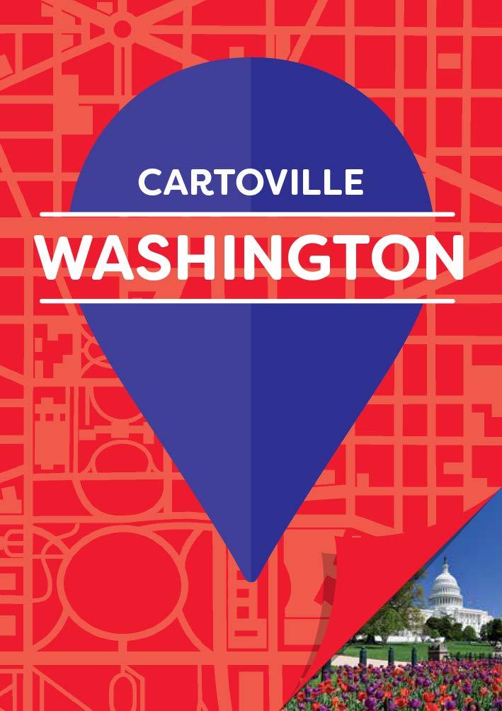 Plan détaillé - Washington D.C. | Cartoville carte pliée Gallimard 