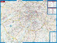 Plan de Moscou - plastifié | Borch Map - La Compagnie des Cartes