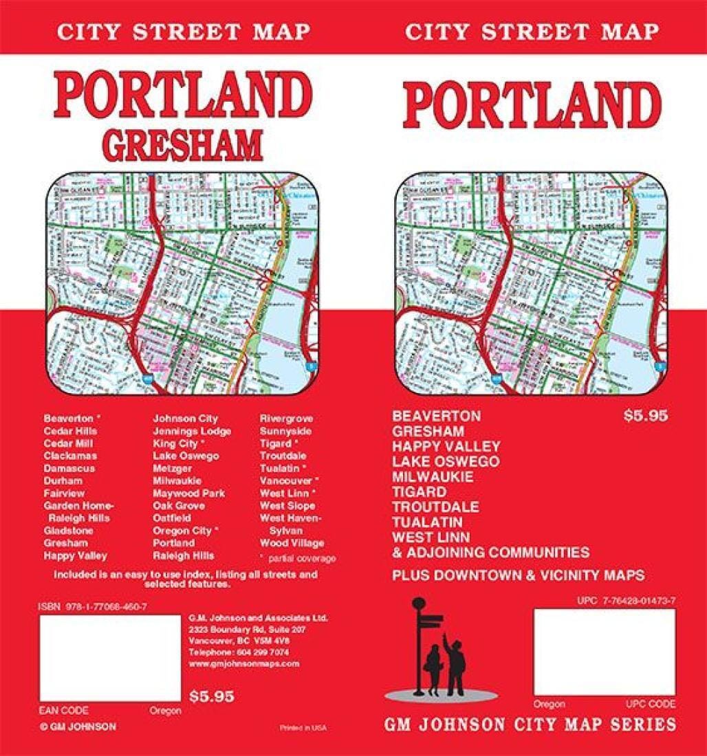 Portland & Gresham - Oregon | GM Johnson Road Map 