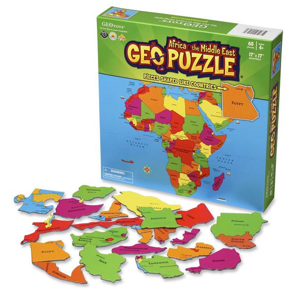 Geographical Puzzle - Africa & Middle East (65 pieces) for