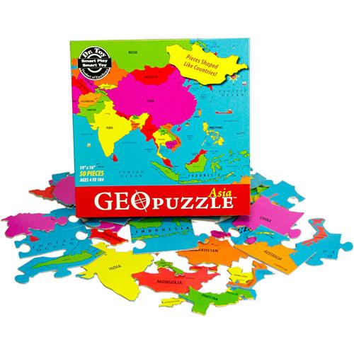 Geographical Puzzle - Asia (50 pieces) for children 4 years old