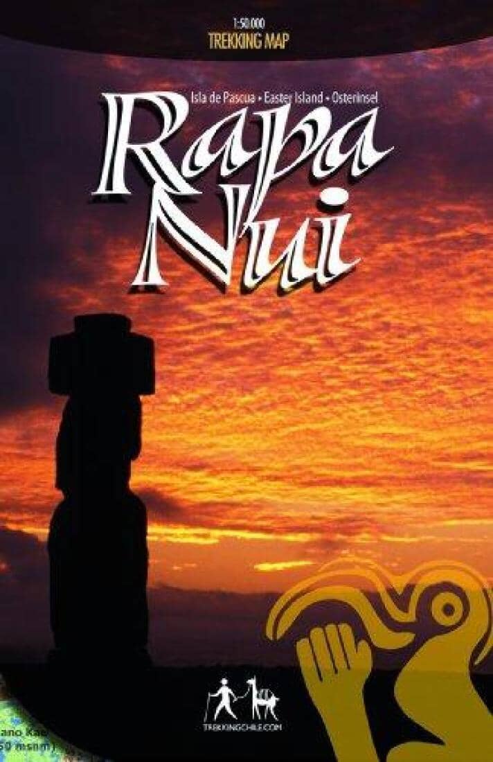 Rapa Nui / Easter Island : Travel and Trekking Map | Trekking Chile Hiking Map 