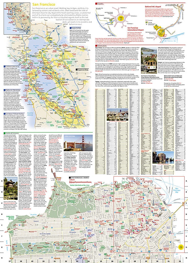 San Francisco (California) DestinationMap | National Geographic Maps carte pliée National Geographic 