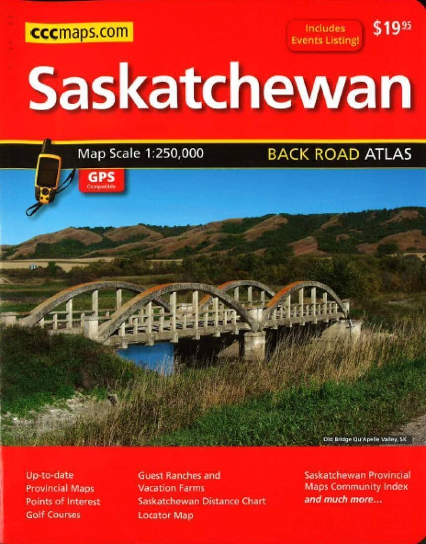 Saskatchewan Back Road Atlas by Canadian Cartographics Corporation