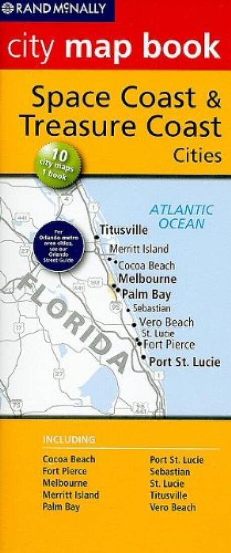 Space Coast & Treasure Coast Cities | Rand McNally Atlas 