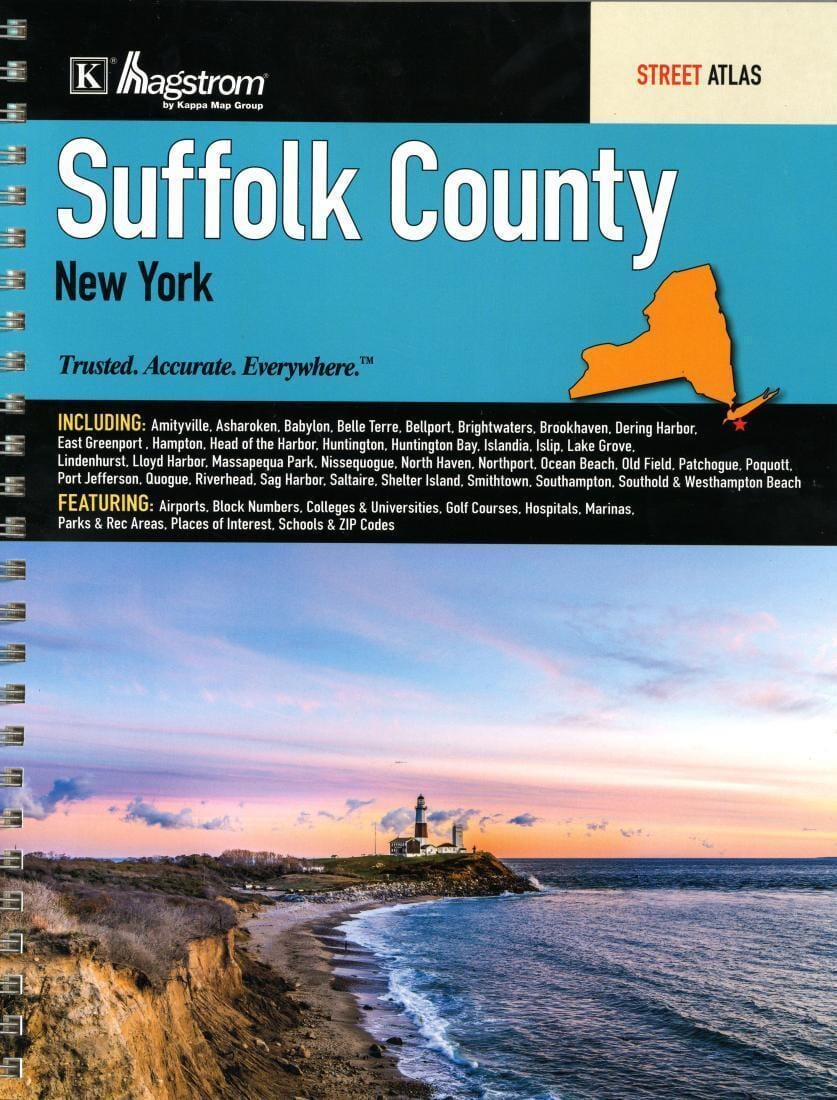 Suffolk County - NY - Street Atlas | Kappa Map Group Atlas 