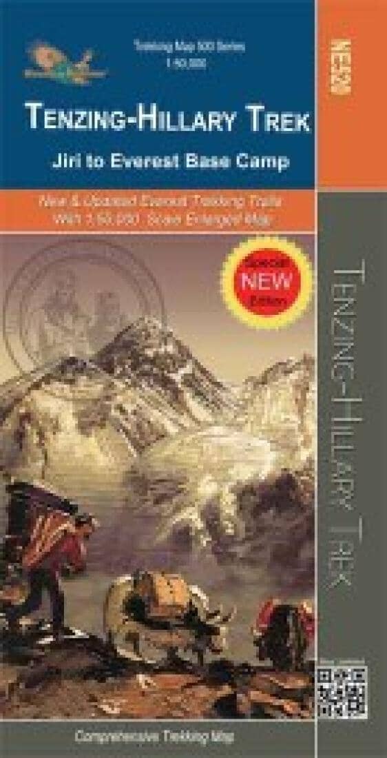 Tenzing-Hillary Pass : Jiri To Everest Base Camp | Himalayan MapHouse Road Map 
