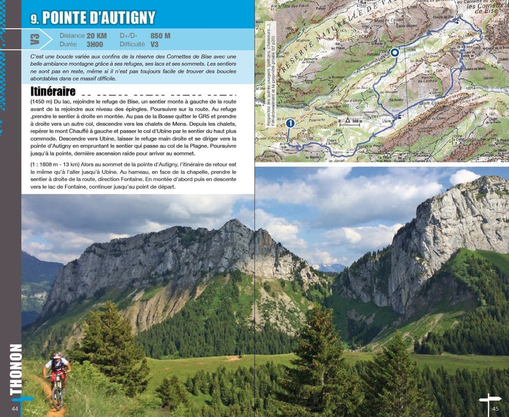 Topoguide cyclo - Haute-Savoie T2 : 50 itinéraires VTT | VTOPO guide vélo VTOPO 