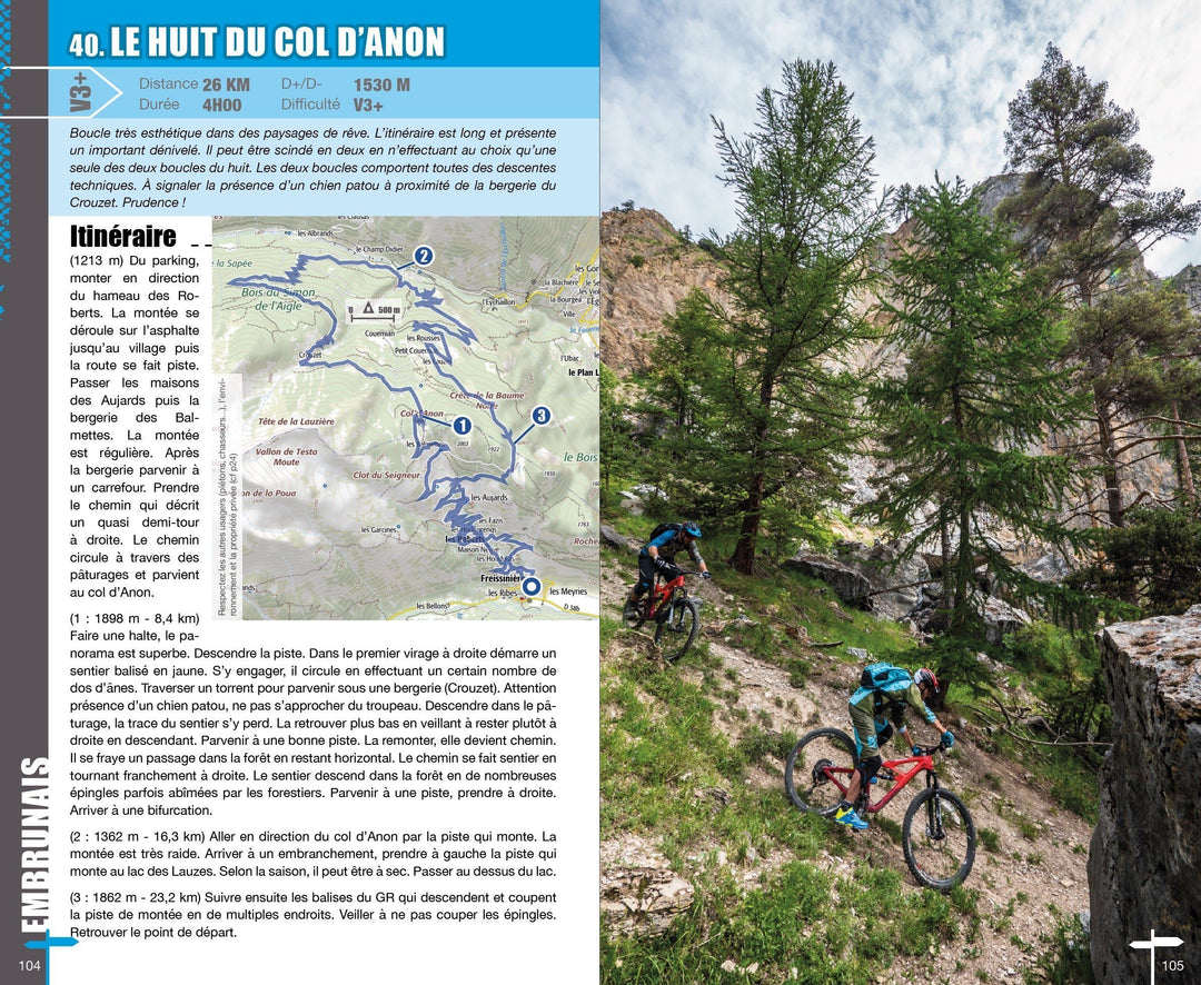 Topoguide cyclo - Hautes-Alpes : 92 itinéraires VTT | VTOPO guide vélo VTOPO 