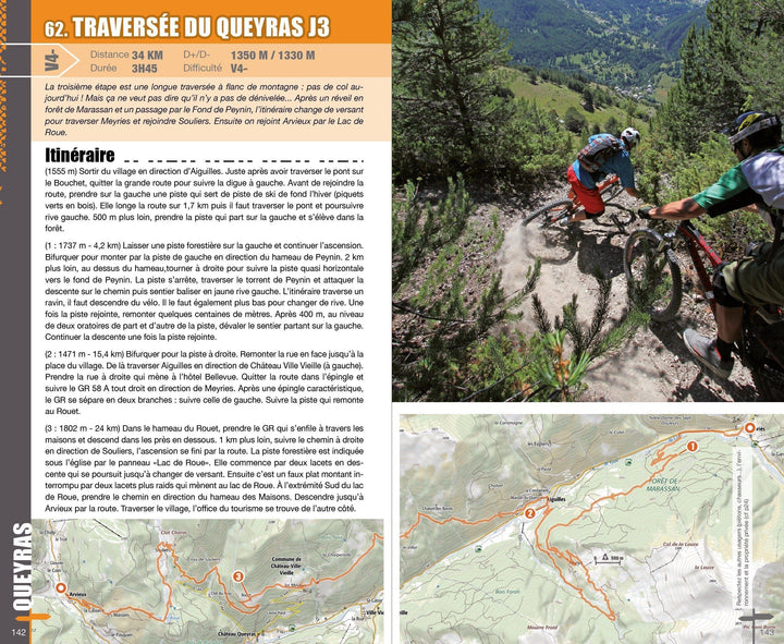 Topoguide cyclo - Hautes-Alpes : 92 itinéraires VTT | VTOPO guide vélo VTOPO 