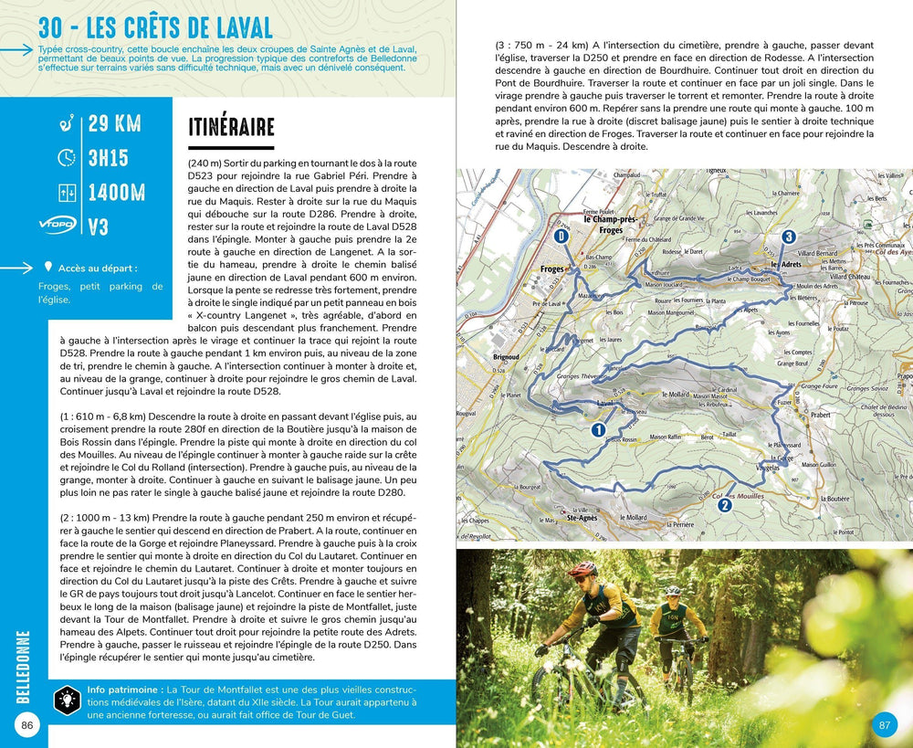 Topoguide cyclo - Isère : 90 itinéraires VTT | VTOPO guide vélo VTOPO 