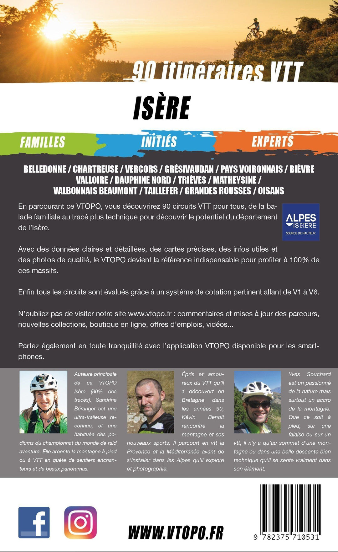 Topoguide cyclo - Isère : 90 itinéraires VTT | VTOPO guide vélo VTOPO 