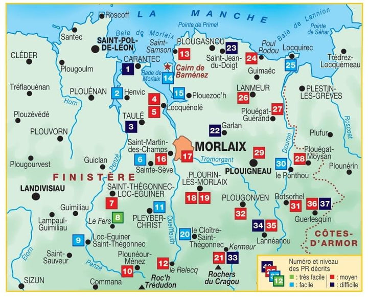 Topoguide de randonnée - Pays de Morlaix à pied | FFR guide de randonnée FFR - Fédération Française de Randonnée 