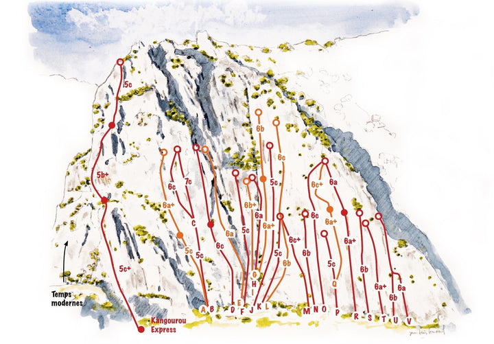 Topoguide d'escalade - Le Destel escalade | VTOPO guide de randonnée VTOPO 
