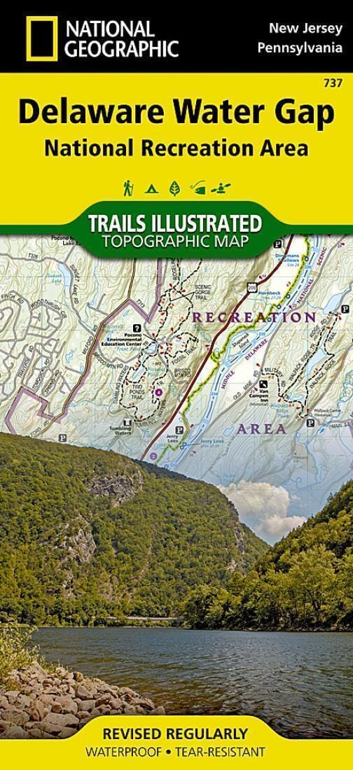 Delaware Water Gap, Map 737 by National Geographic Maps