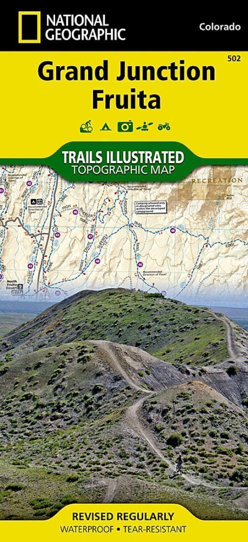 Grand Junction and Fruita, Map 502 by National Geographic Maps