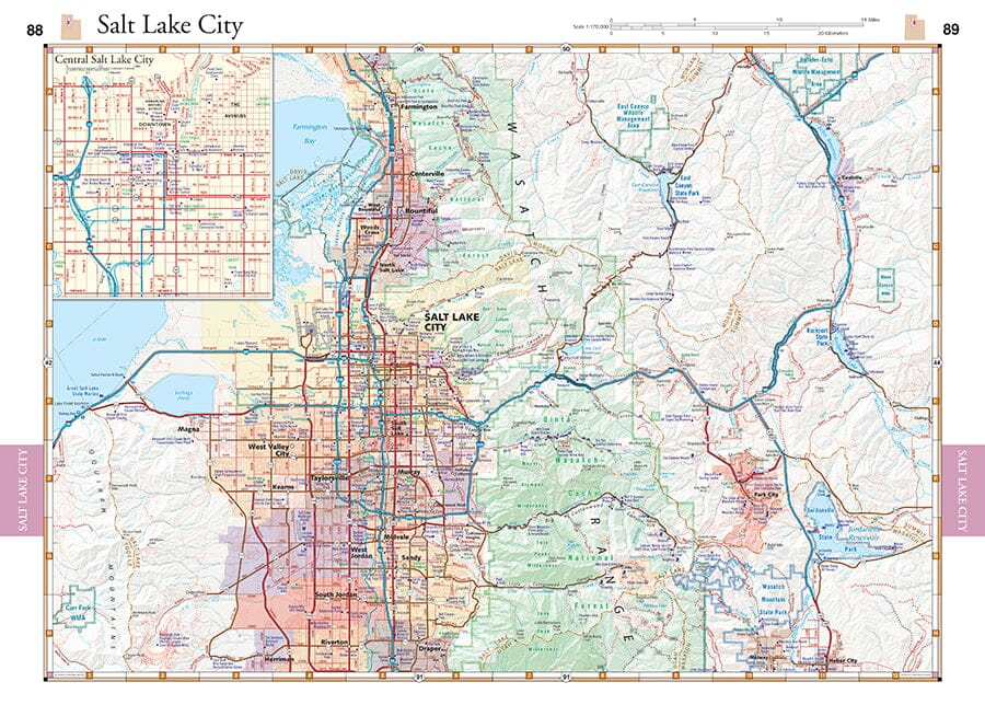 Utah Road and Recreation Atlas | Benchmark Maps atlas Benchmark Maps 