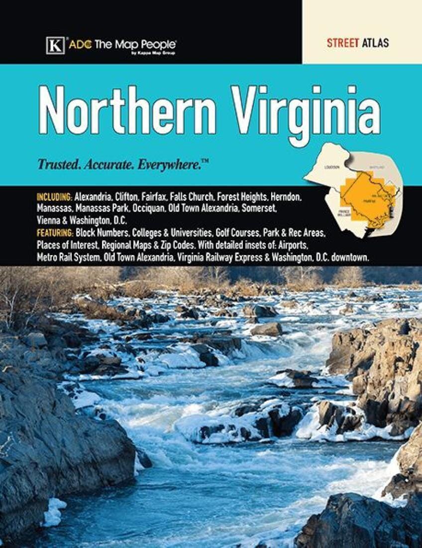 Virginia, Northern, Street Atlas by Kappa Map Group