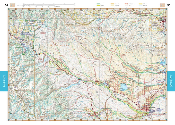 Wyoming Road and Recreation Atlas | Benchmark Maps atlas Benchmark Maps 