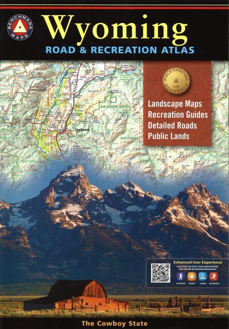 Wyoming Road and Recreation Atlas | Benchmark Maps Atlas 